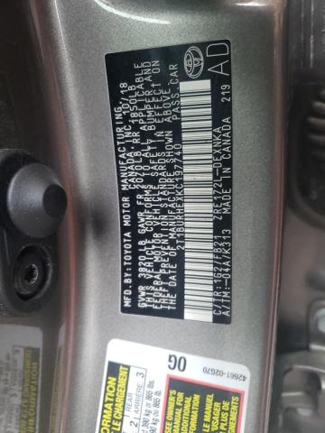 Photo 10 from auction – 2019 TOYOTA COROLLA L with VIN 2T1BURHEXKC197740