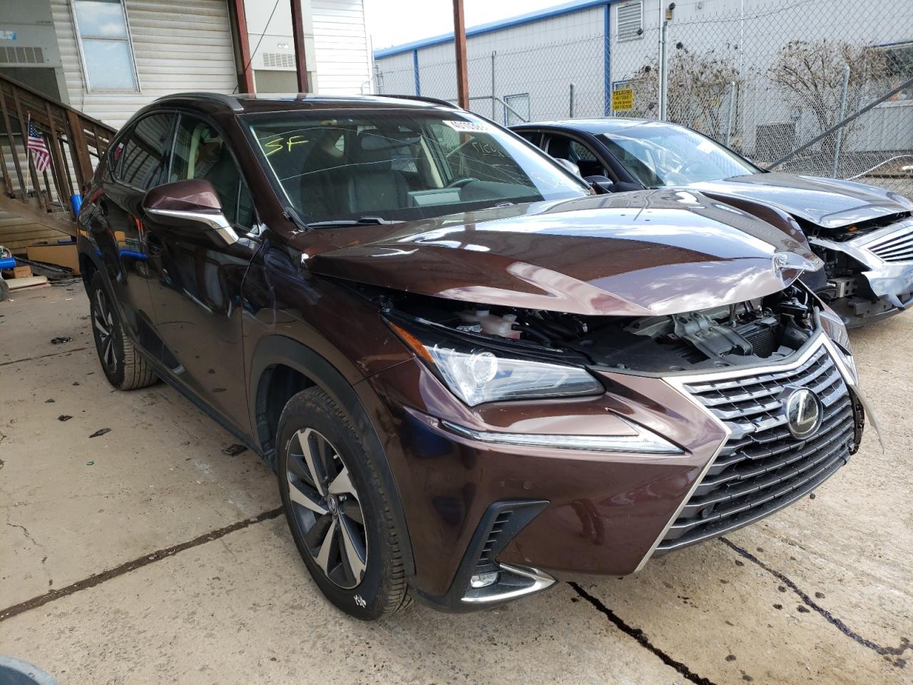 LEXUS NX 300 BAS 2018 with VIN JTJBARBZ7J2173278 - Photo from auction