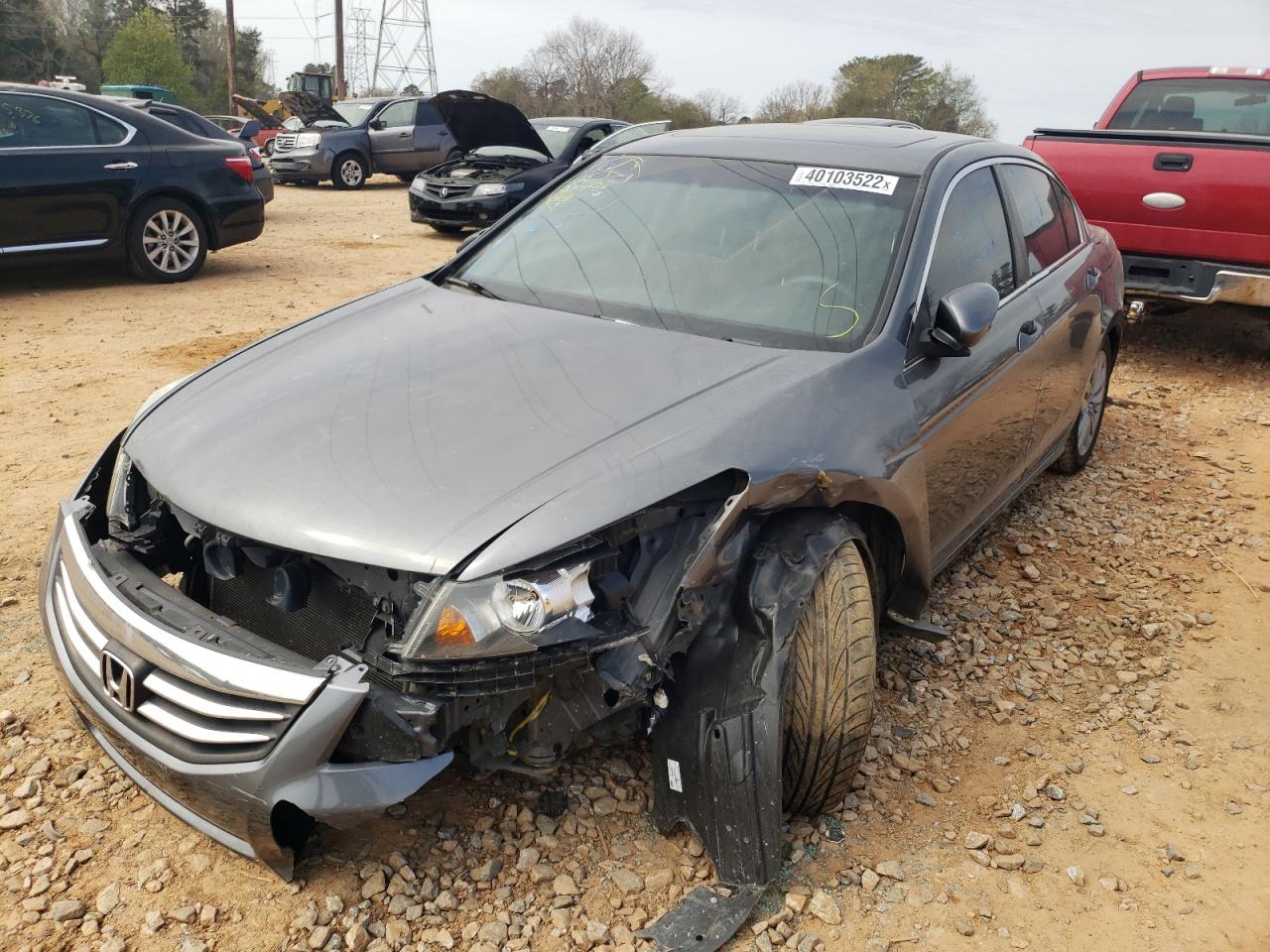 Photo 2 from auction – 2012 HONDA ACCORD EX with VIN 1HGCP2F71CA230686