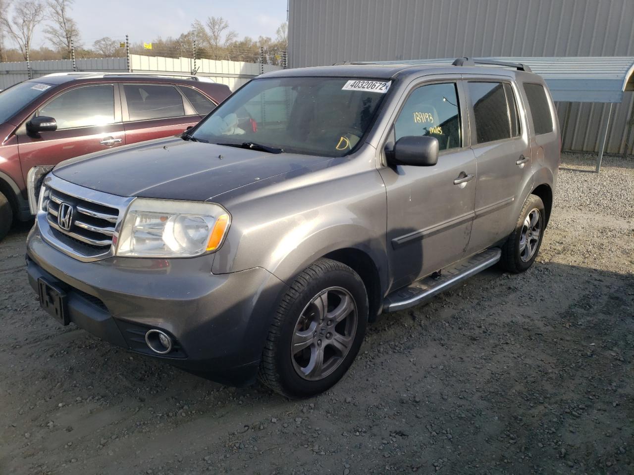 Photo 2 from auction – 2013 HONDA PILOT EX with VIN 5FNYF4H42DB044623