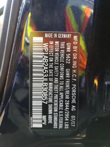 Photo 10 from auction – 2018 PORSCHE MACAN S with VIN WP1AB2A53JLB30857