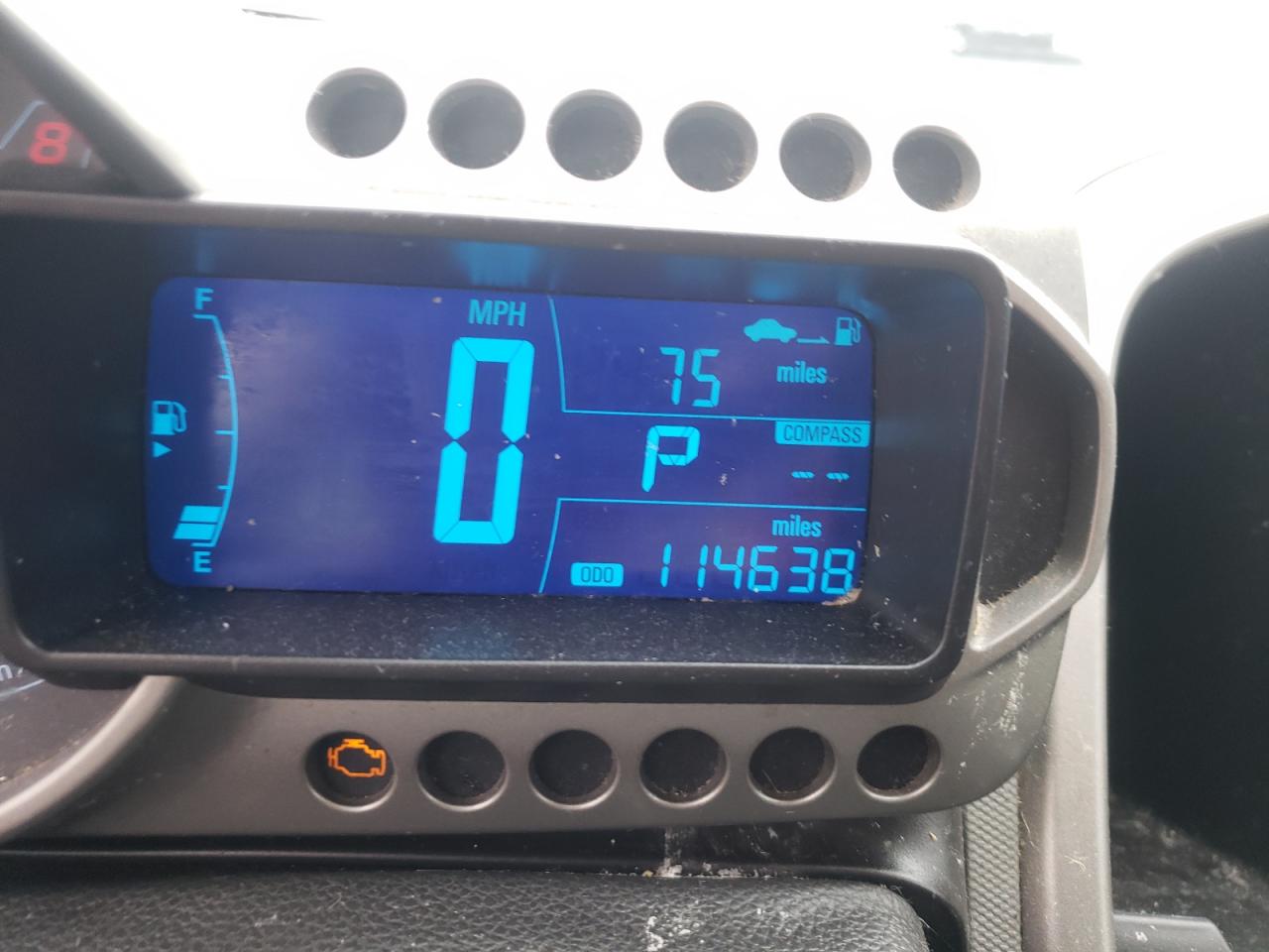 Photo 8 from auction – 2014 CHEVROLET SONIC LT with VIN 1G1JC5SHXE4189552