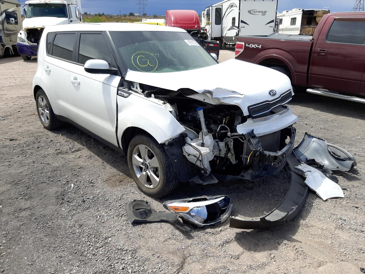 KIA SOUL 2018 with VIN KNDJN2A20J7539809 - Photo from auction
