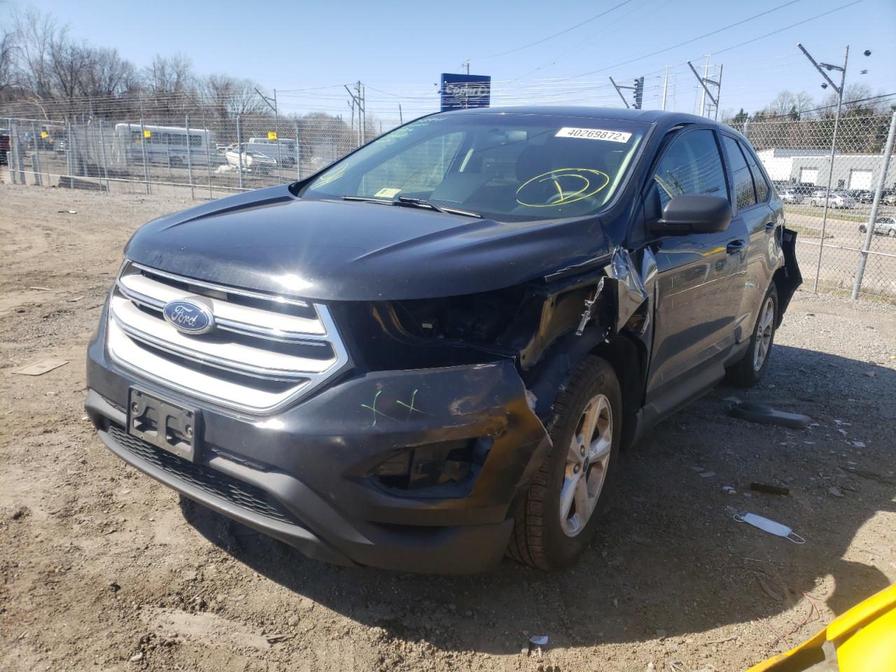 Photo 2 from auction – 2016 FORD EDGE SE with VIN 2FMPK3G92GBC19934