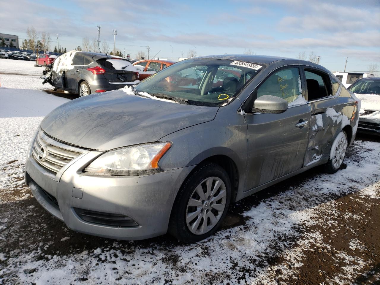 Photo 2 from auction – 2014 NISSAN SENTRA S with VIN 3N1AB7AP7EL667745