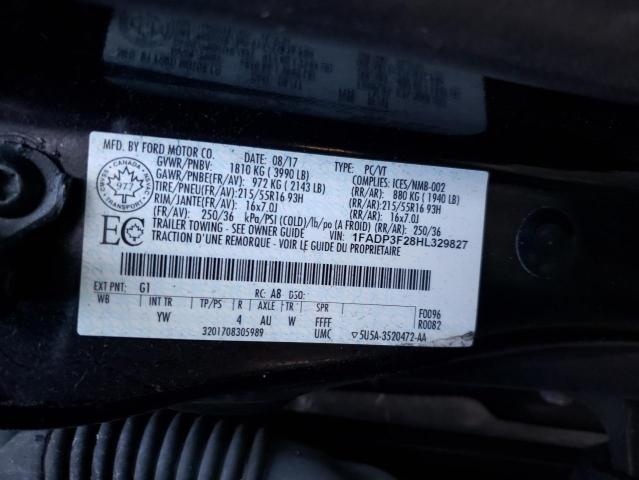 Photo 10 from auction – 2017 FORD FOCUS SE with VIN 1FADP3F28HL329827
