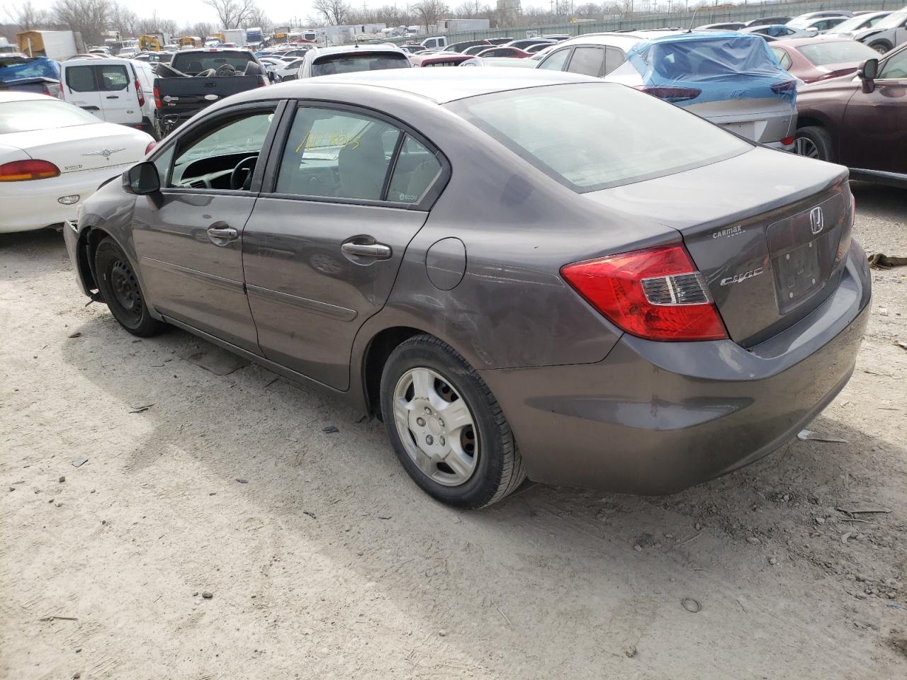 Photo 3 from auction – 2012 HONDA CIVIC LX with VIN 19XFB2F53CE098567