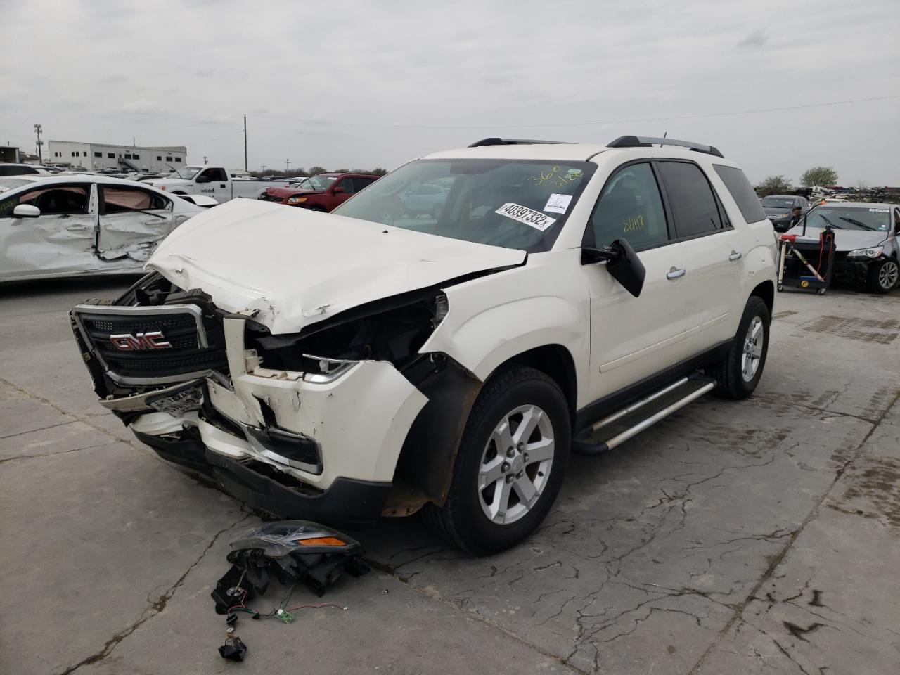 Photo 2 from auction – 2015 GMC ACADIA SLE with VIN 1GKKRNED6FJ238434