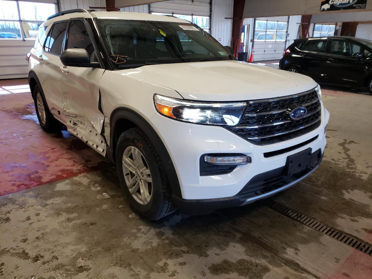 FORD EXPLORER X 2020 with VIN 1FMSK7DH3LGC27671 - Photo from auction