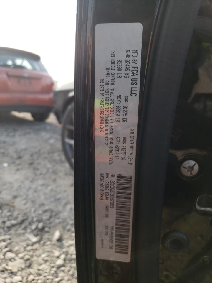 Photo 10 from auction – 2019 DODGE CHALLENGER with VIN 2C3CDZBT8KH573809