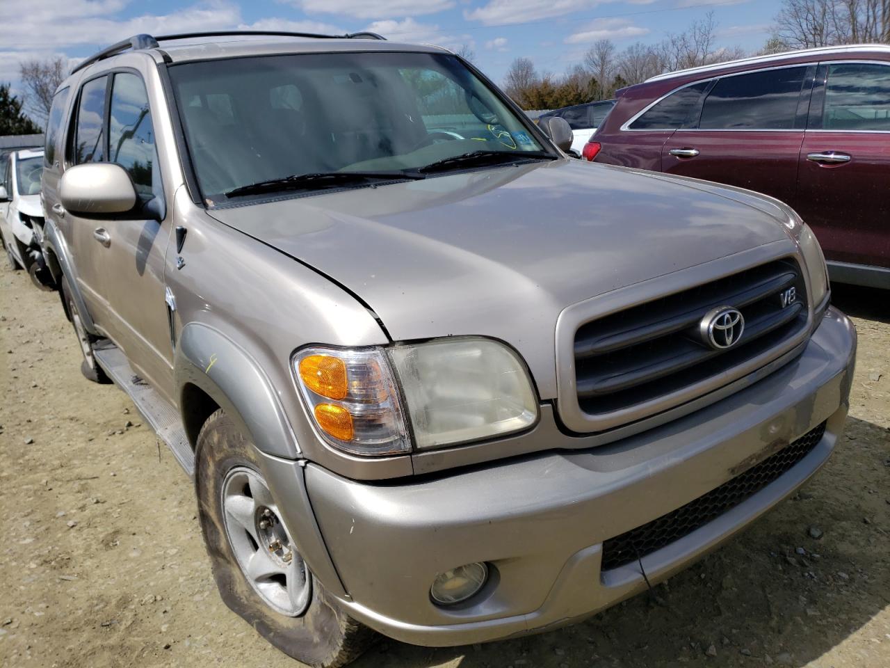 TOYOTA SEQOUIA 2002 with VIN 5TDBT44A72S095523 - Photo from auction