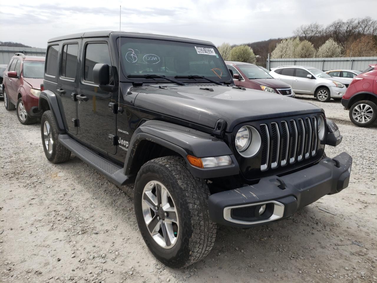 JEEP WRANGLER U 2018 with VIN 1C4HJXEN2JW322280 - Photo from auction