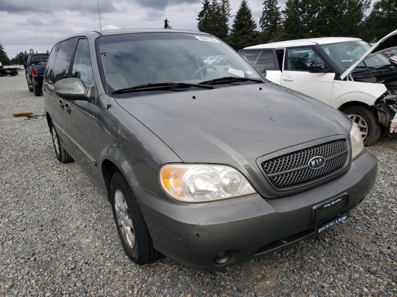 KIA SEDONA EX 2005 with VIN KNDUP132456675726 - Photo from auction