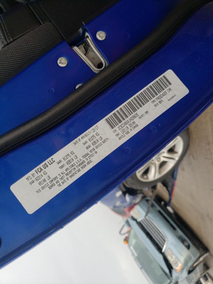 Photo 10 from auction – 2018 DODGE CHARGER SX with VIN 2C3CDXBG0JH228635