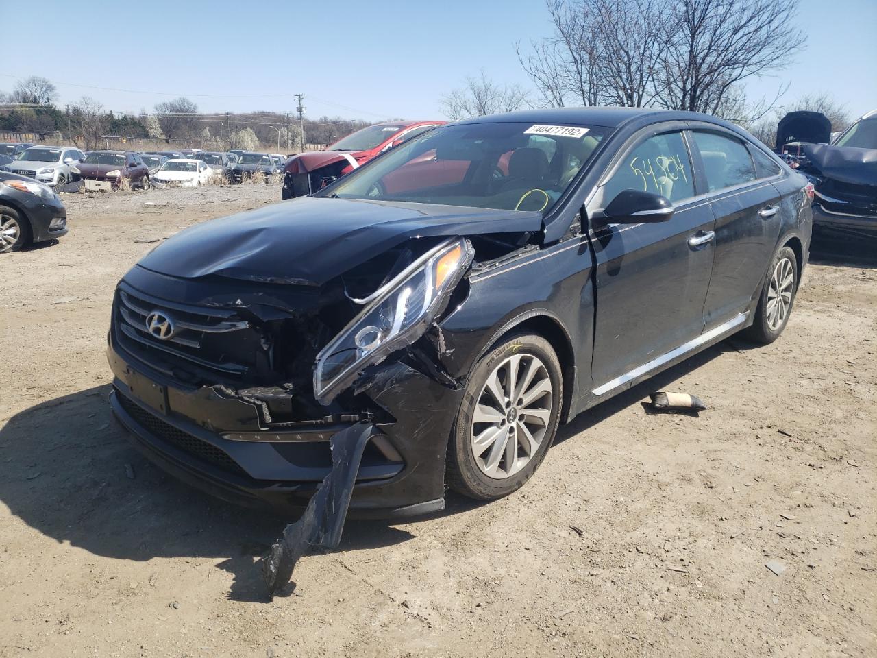 Photo 2 from auction – 2016 HYUNDAI SONATA SPO with VIN 5NPE34AF5GH427565
