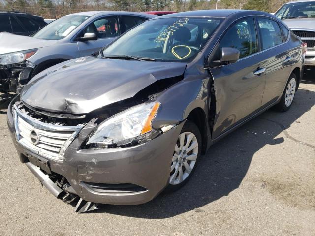 Photo 2 from auction – 2015 NISSAN SENTRA S with VIN 3N1AB7AP3FL668344