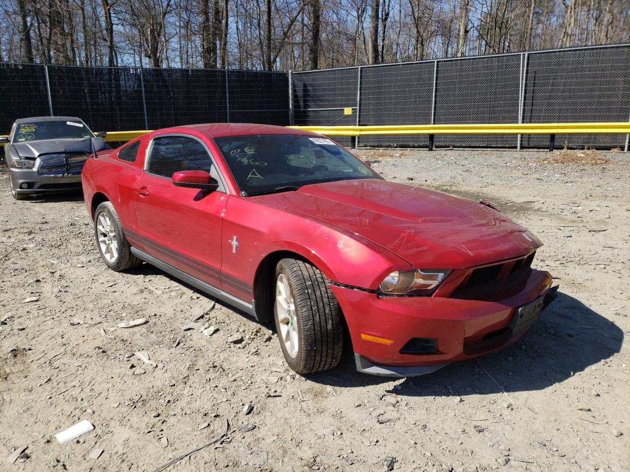 FORD MUSTANG 2011 with VIN 1ZVBP8AM2B5167967 - Photo from auction