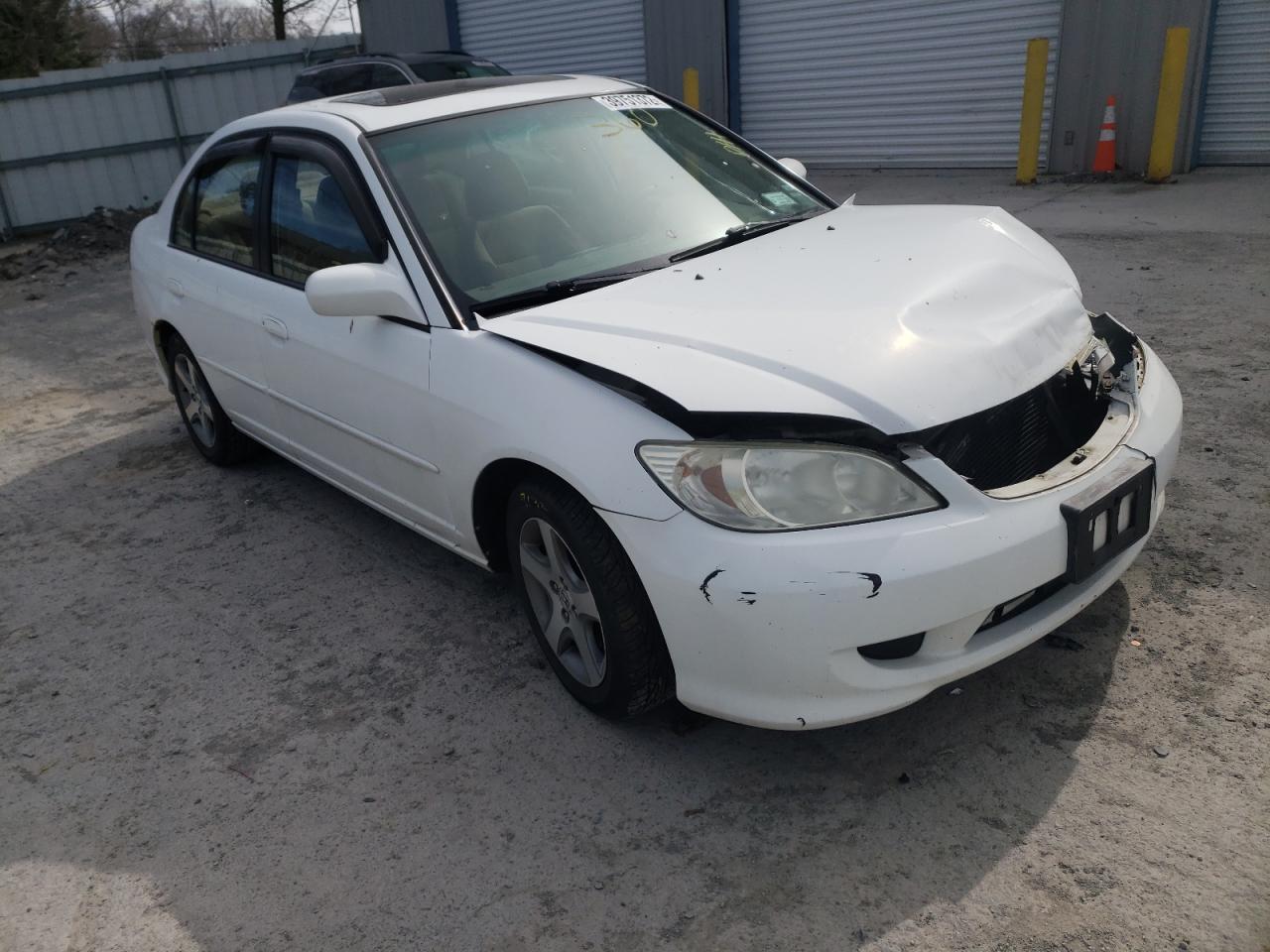 HONDA CIVIC EX 2005 with VIN 2HGES26725H620966 - Photo from auction