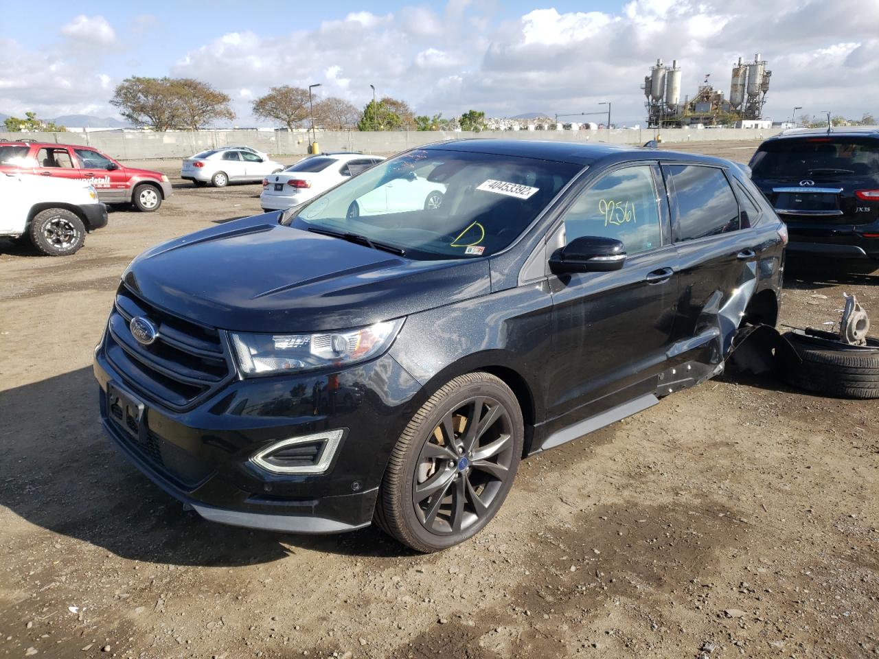 Photo 2 from auction – 2015 FORD EDGE SPORT with VIN 2FMTK4AP2FBB69725