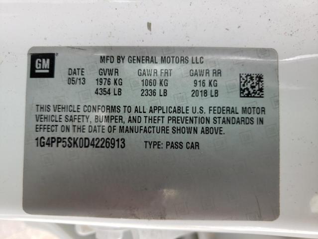Photo 10 from auction – 2013 BUICK VERANO with VIN 1G4PP5SK0D4226913