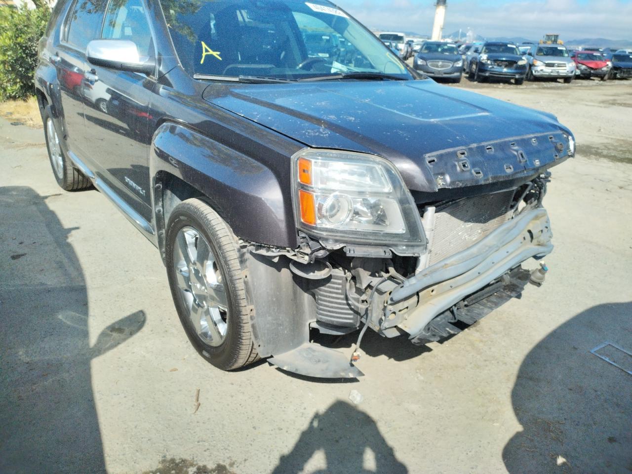 GMC TERRAIN DE 2014 with VIN 2GKFLZE38E6152734 - Photo from auction
