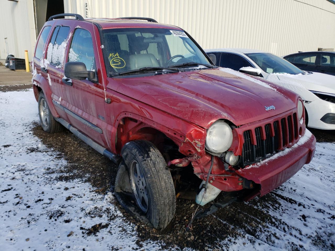 Photo 1 from auction – 2007 JEEP LIBERTY SP with VIN 1J4GL48K77W708010