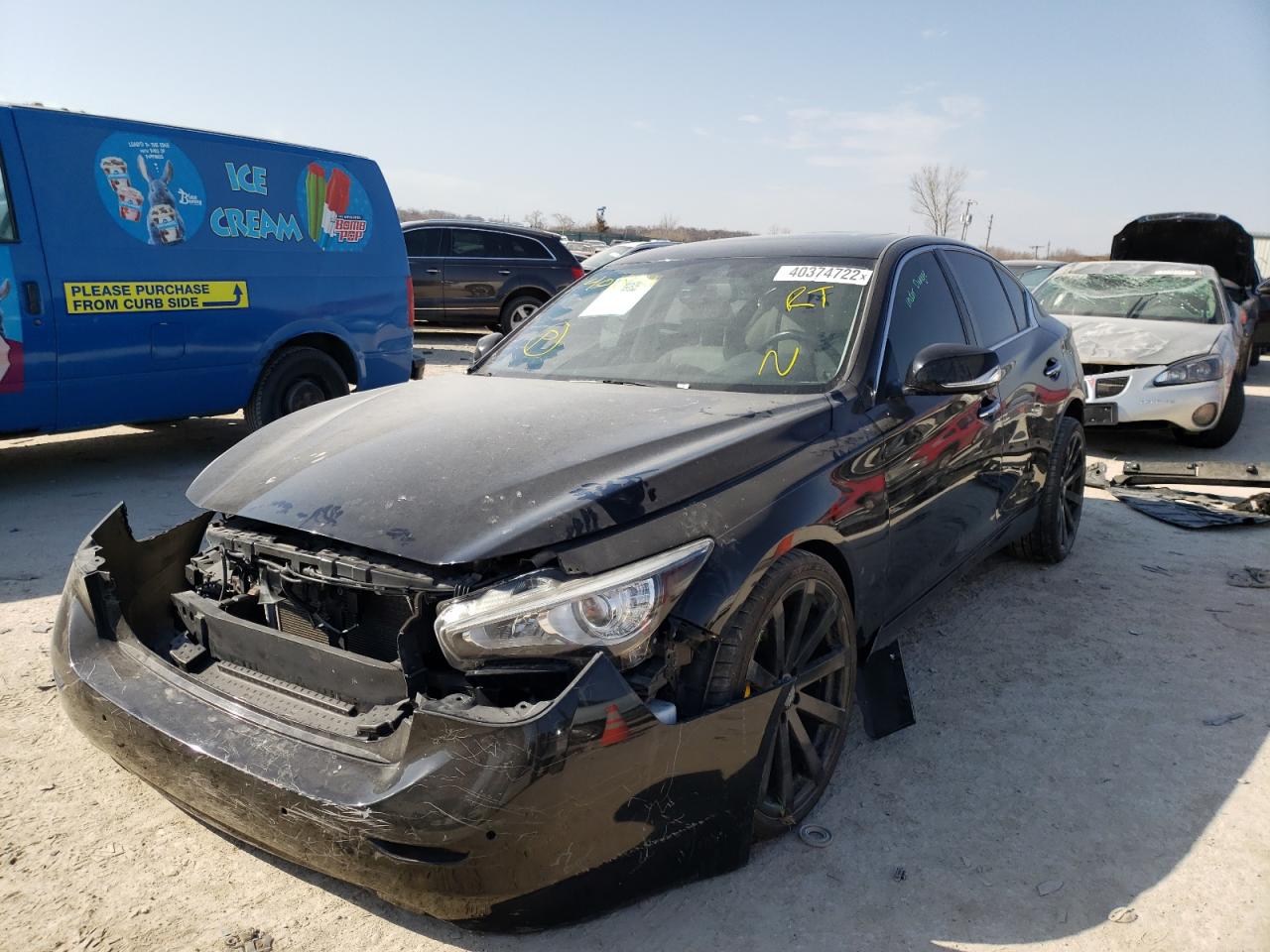 Photo 2 from auction – 2015 INFINITI Q50 BASE with VIN JN1BV7AR2FM401831