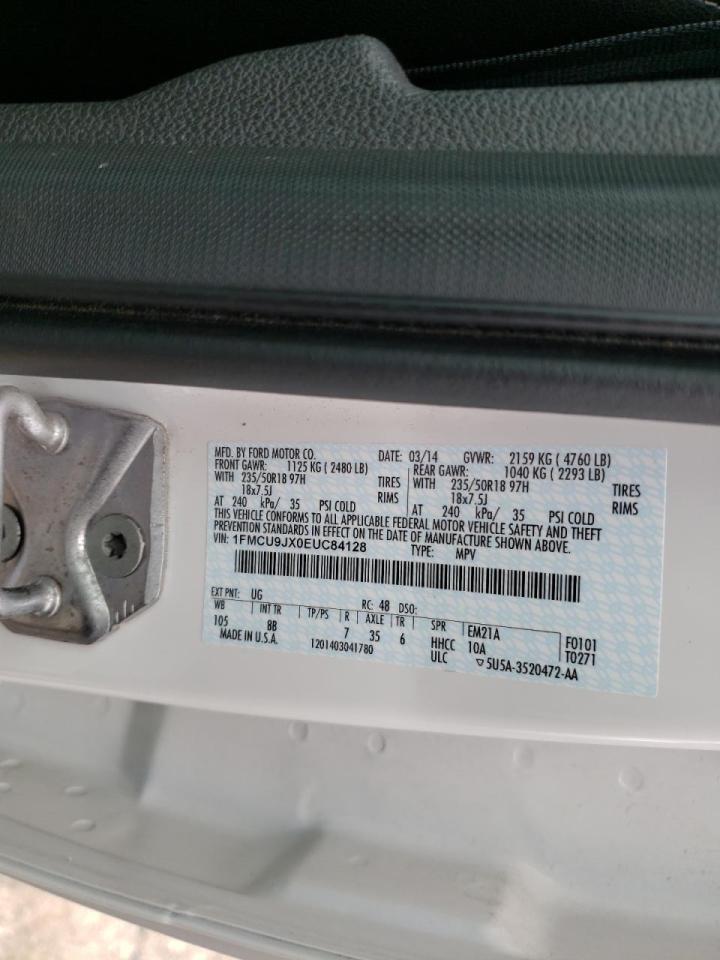 Photo 10 from auction – 2014 FORD ESCAPE TIT with VIN 1FMCU9JX0EUC84128