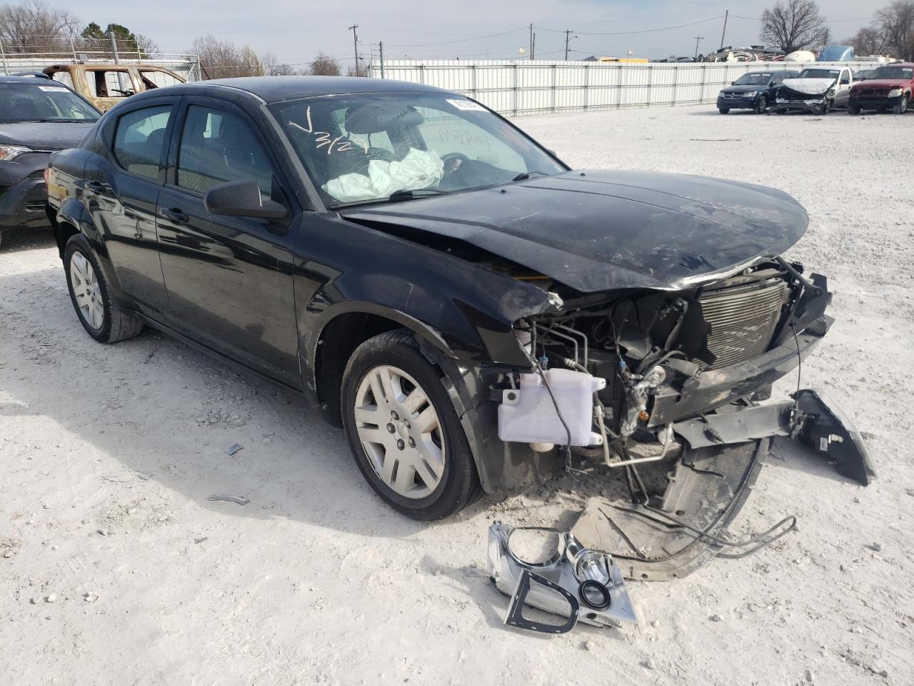 DODGE AVENGER SE 2013 with VIN 1C3CDZAB4DN684344 - Photo from auction