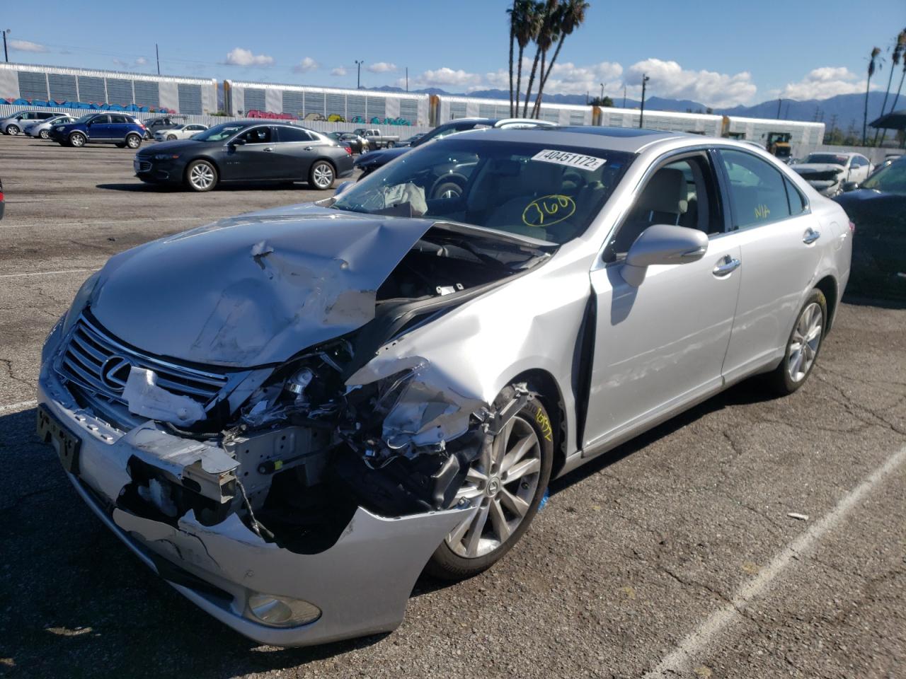 Photo 2 from auction – 2010 LEXUS ES 350 with VIN JTHBK1EG4A2398770