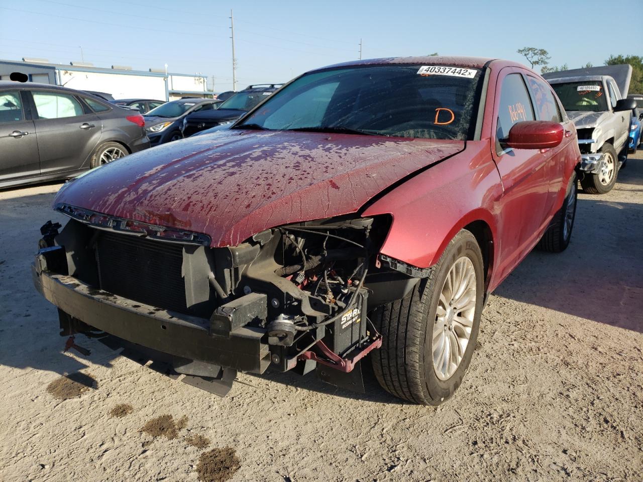 Photo 2 from auction – 2012 CHRYSLER 200 LX with VIN 1C3CCBAB7CN154376
