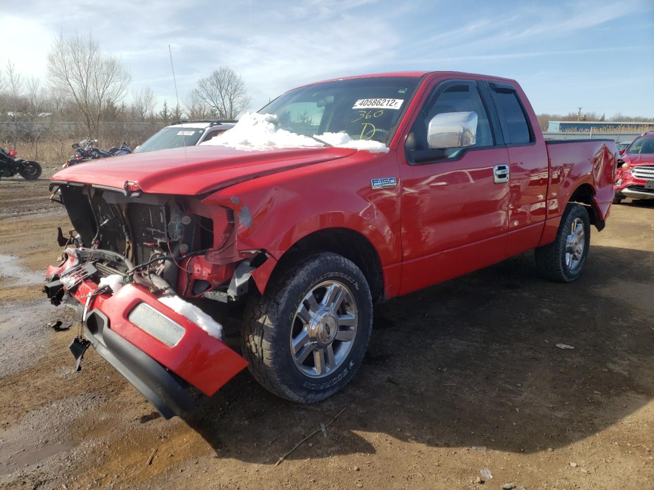 Photo 2 from auction – 2005 FORD F150 with VIN 1FTRX12W95KD57747