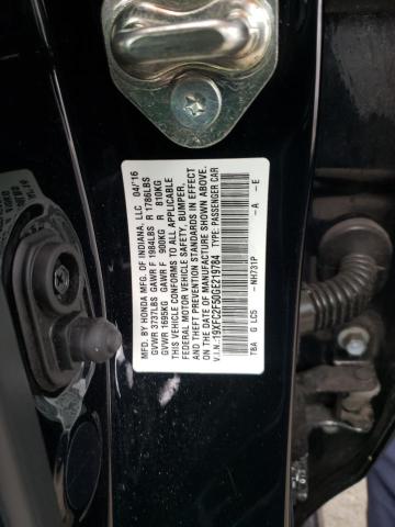 Photo 10 from auction – 2016 HONDA CIVIC LX with VIN 19XFC2F50GE219784
