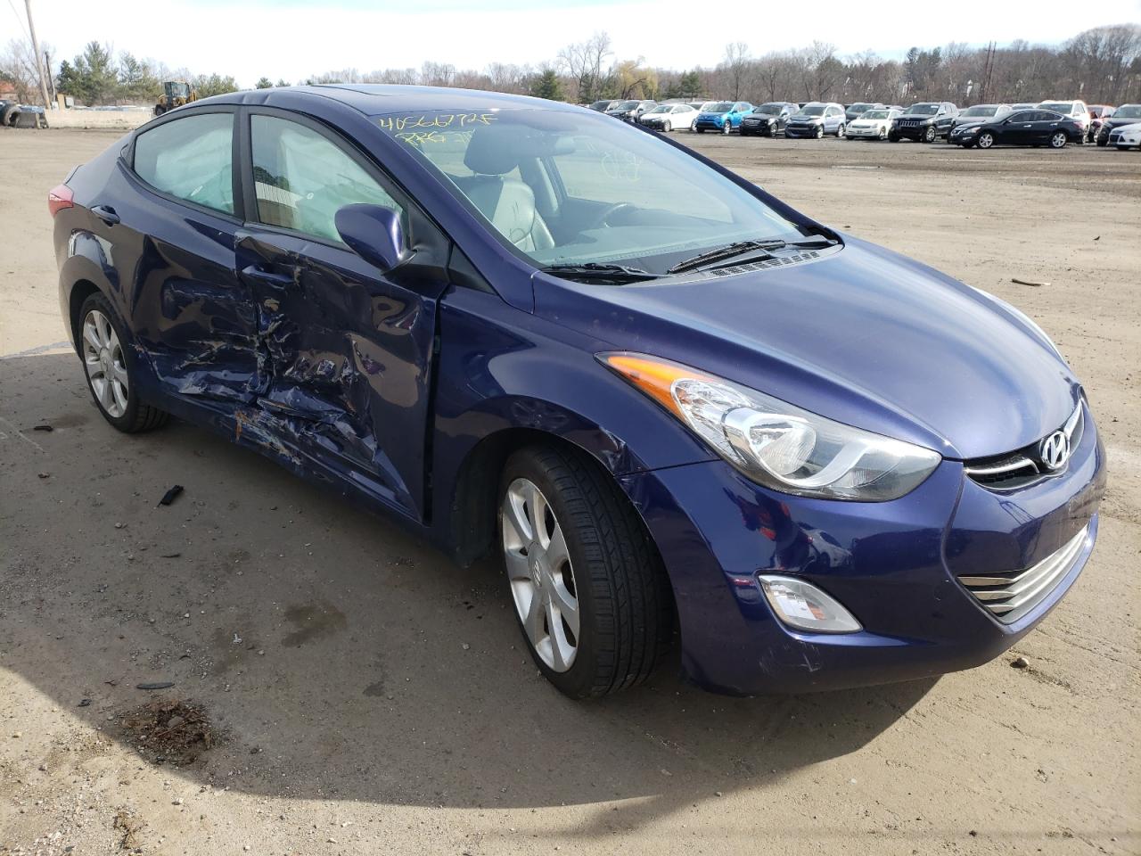 HYUNDAI ELANTRA GL 2012 with VIN 5NPDH4AE4CH101108 - Photo from auction