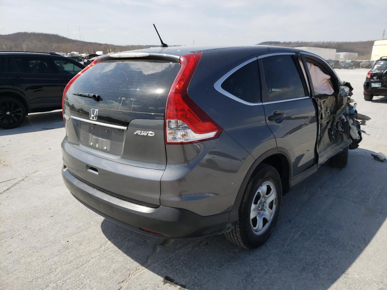 Photo 4 from auction – 2012 HONDA CR-V LX with VIN 5J6RM4H3XCL064075