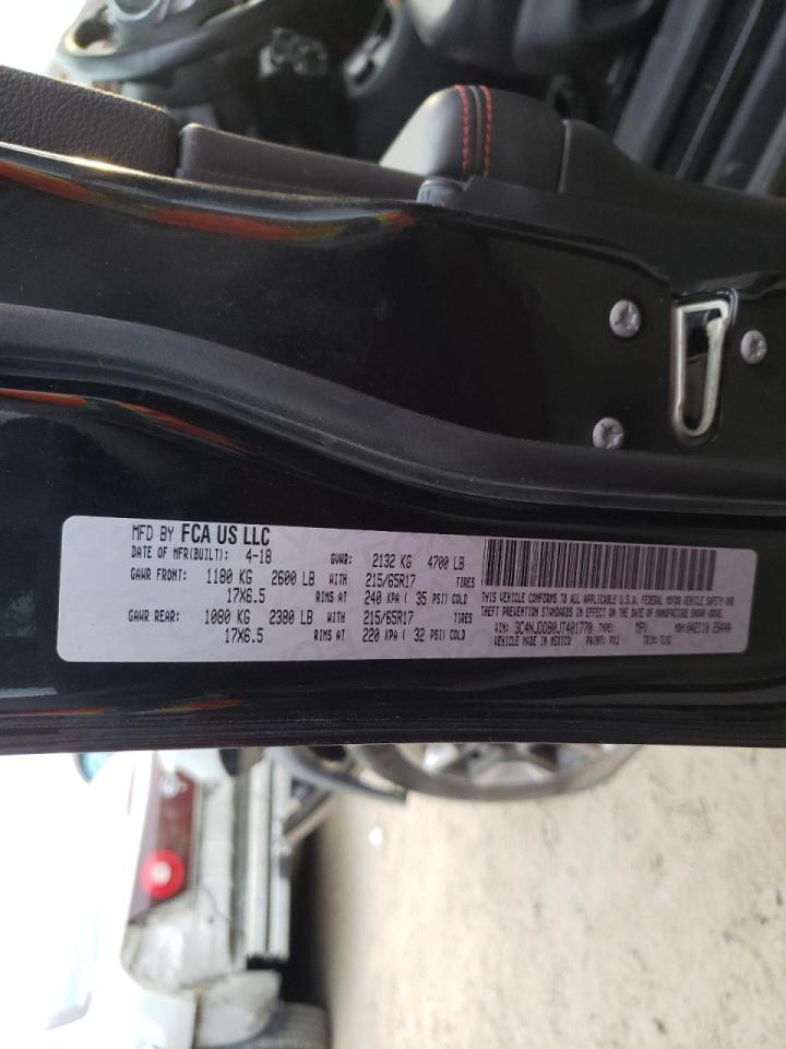 Photo 10 from auction – 2018 JEEP COMPASS TR with VIN 3C4NJDDB0JT401770