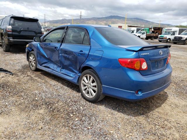 Photo 3 from auction – 2009 TOYOTA COROLLA BA with VIN 1NXBU40E39Z059593