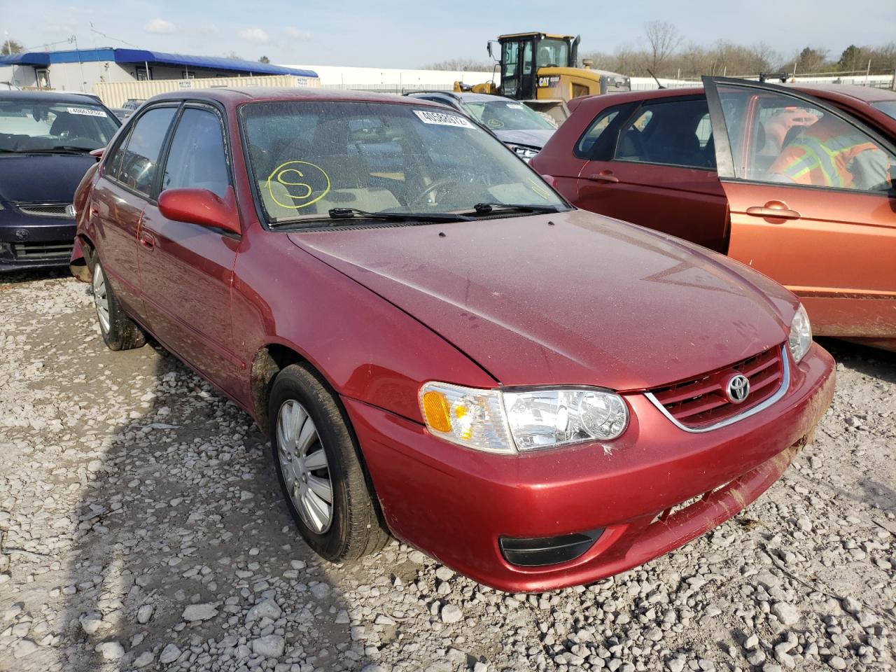 TOYOTA COROLLA CE 2002 with VIN 2T1BR12E12C577805 - Photo from auction