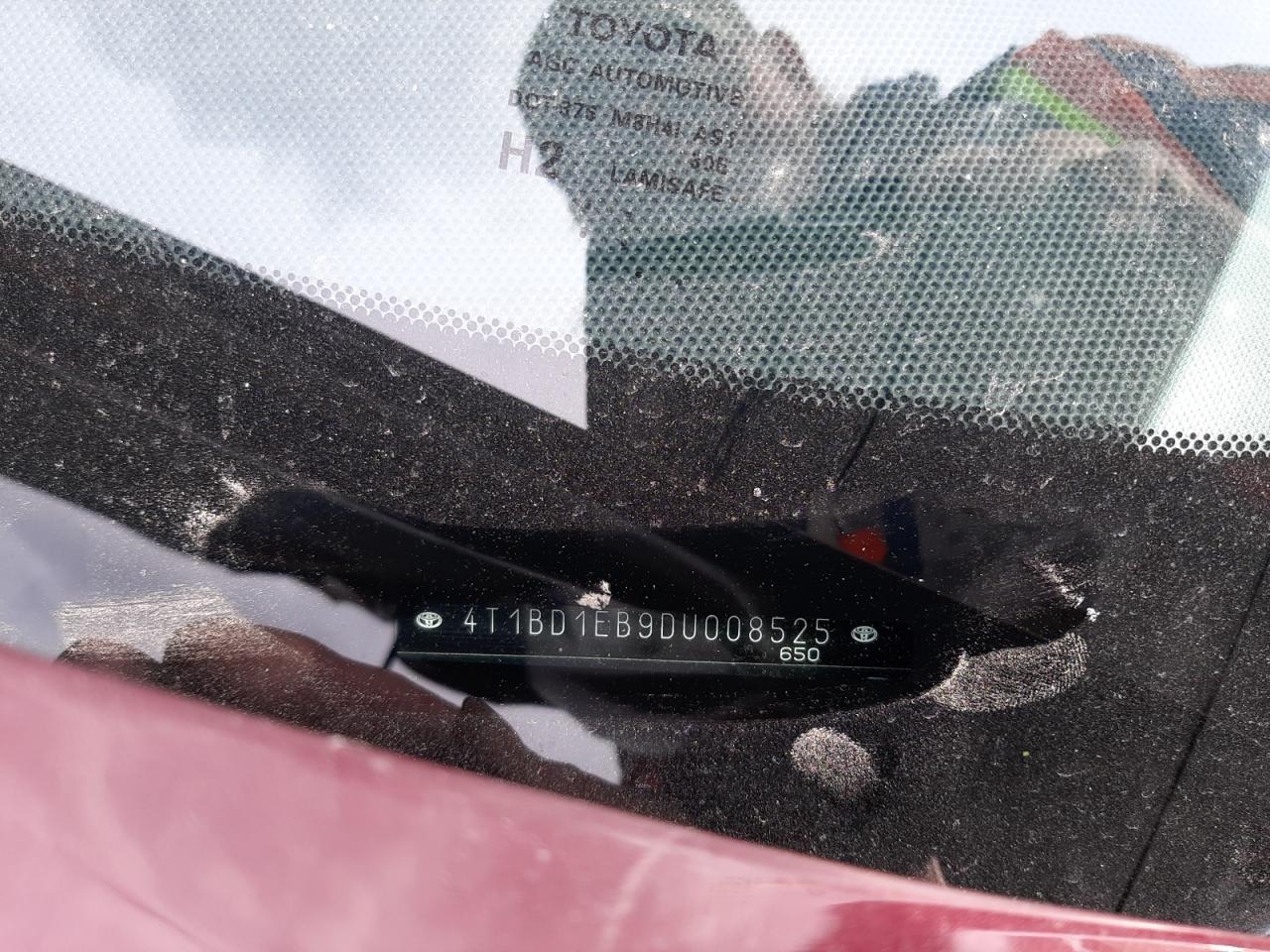 Photo 10 from auction – 2013 TOYOTA AVALON HYB with VIN 4T1BD1EB9DU008525