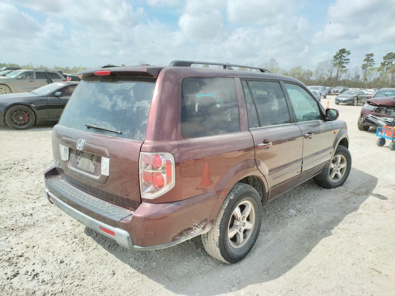 Photo 4 from auction – 2008 HONDA PILOT EXL with VIN 5FNYF28568B014611