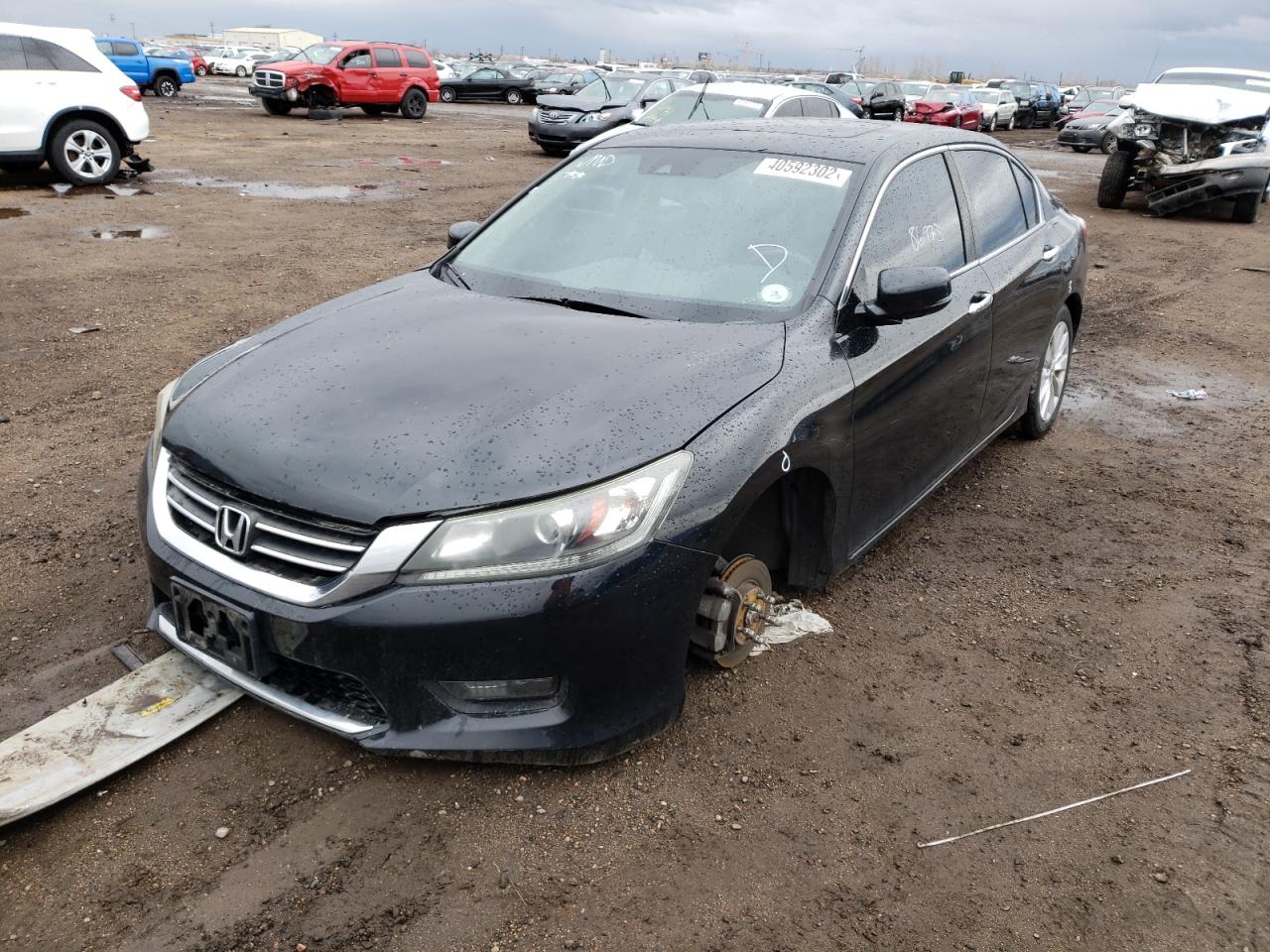 Photo 2 from auction – 2014 HONDA ACCORD EXL with VIN 1HGCR2F83EA010021