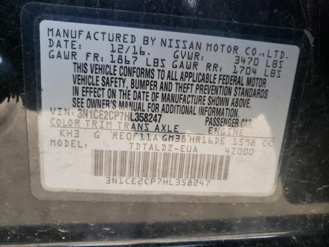 Photo 10 from auction – 2017 NISSAN VERSA NOTE with VIN 3N1CE2CP7HL358247
