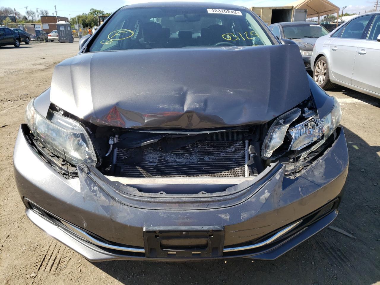 Photo 9 from auction – 2013 HONDA CIVIC LX with VIN 2HGFB2F52DH603070
