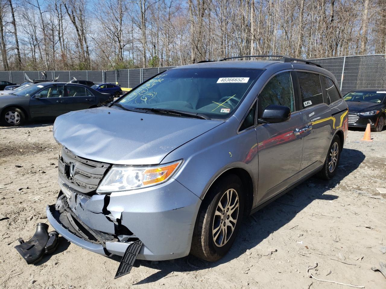 Photo 2 from auction – 2012 HONDA ODYSSEY with VIN 5FNRL5H4XCB093375