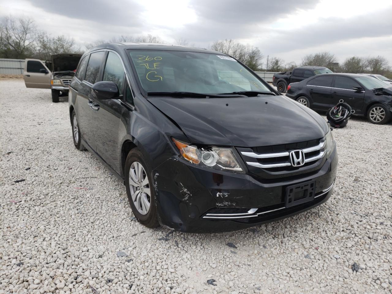 HONDA ODYSSEY EX 2014 with VIN 5FNRL5H65EB021617 - Photo from auction