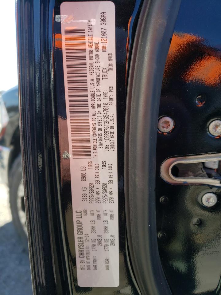 Photo 10 from auction – 2015 RAM 1500 SLT with VIN 1C6RR7GT3FS547810