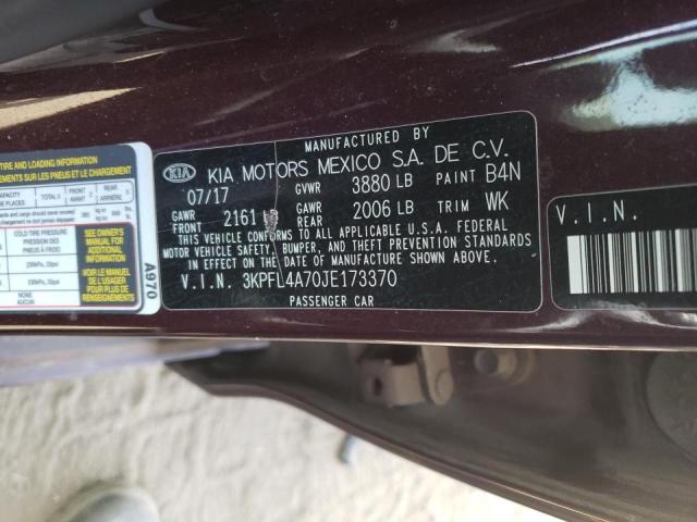 Photo 10 from auction – 2018 KIA FORTE LX with VIN 3KPFL4A70JE173370