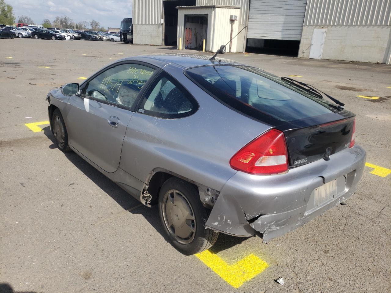 Photo 3 from auction – 2000 HONDA INSIGHT with VIN JHMZE1350YT004791