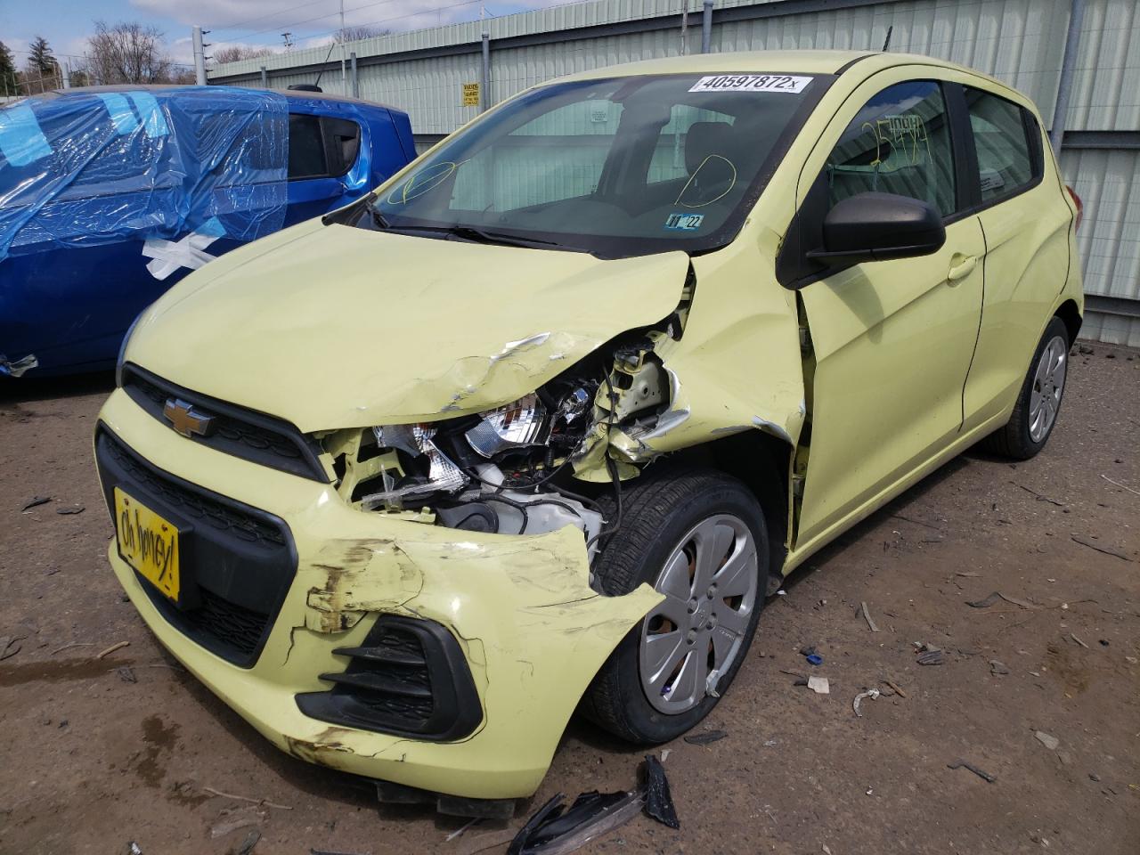 Photo 2 from auction – 2017 CHEVROLET SPARK LS with VIN KL8CB6SA3HC819684