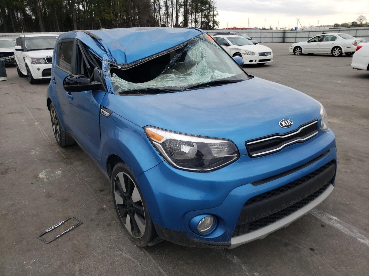 KIA SOUL + 2019 with VIN KNDJP3A50K7664336 - Photo from auction